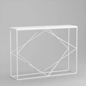 Консоль Scala white белый дуб матовый лак